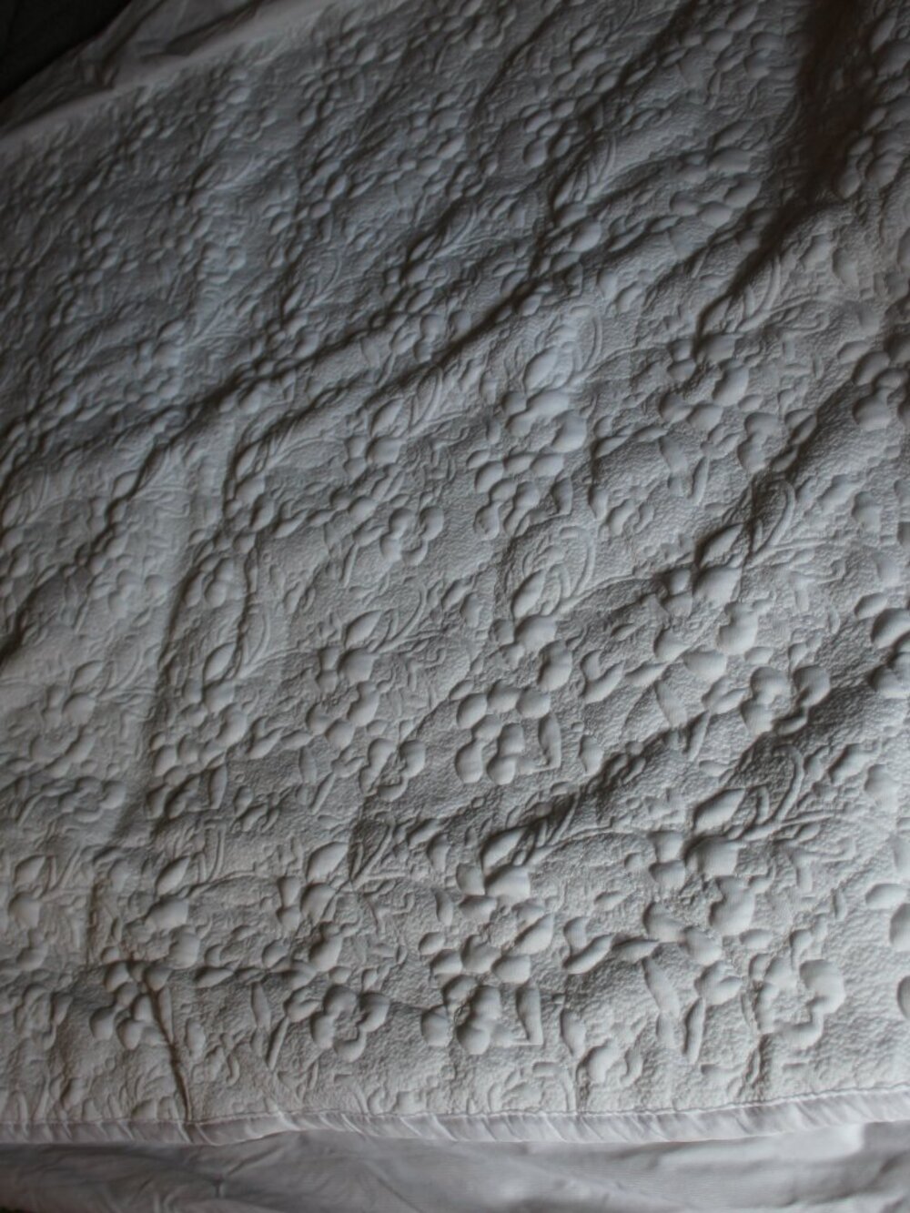 White fitted mattress protectors in a twin size